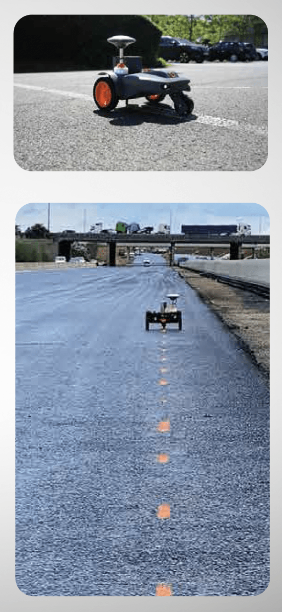 Bering robot traçage autonome en action