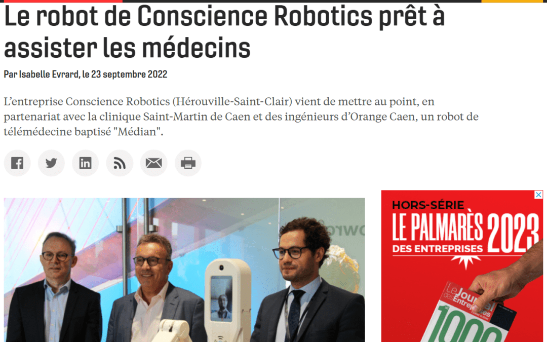 Le robot de Conscience Robotics prêt à assister les médecins