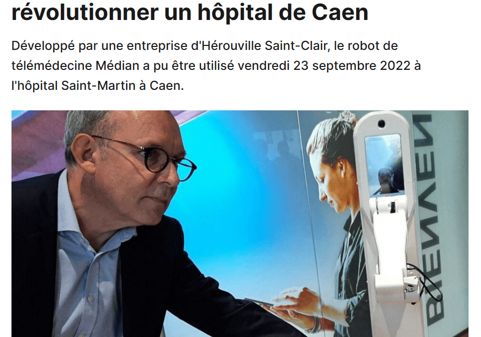 Médian, le robot-médecin qui va révolutionner un hôpital de Caen
